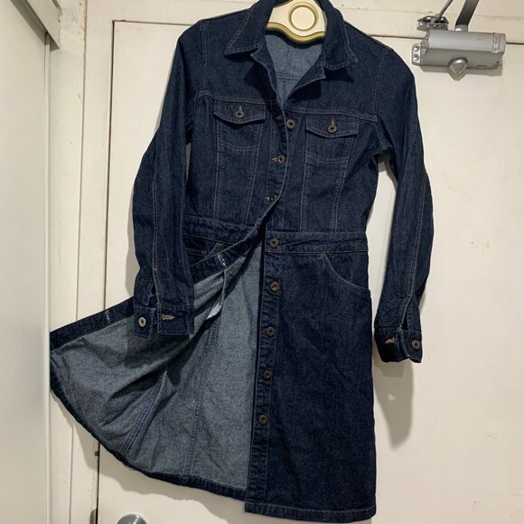 MAVI LONG SLEEVE DENIM DRESSES SIZE M - Picture 6 of 9